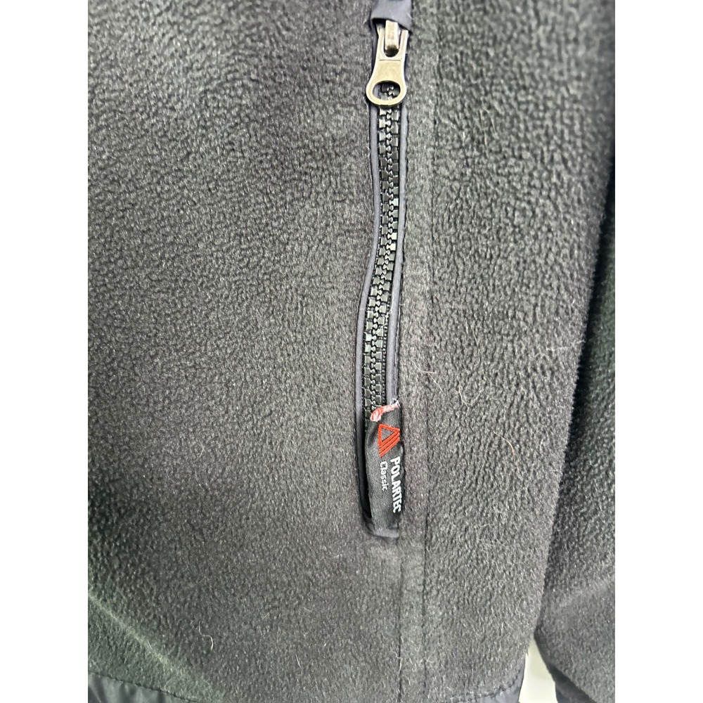 Vtg Polo Ralph Lauren Men's Black Fleece Denali Jacket Pony Logo Full Zip Sz M - Picture 13 of 13
